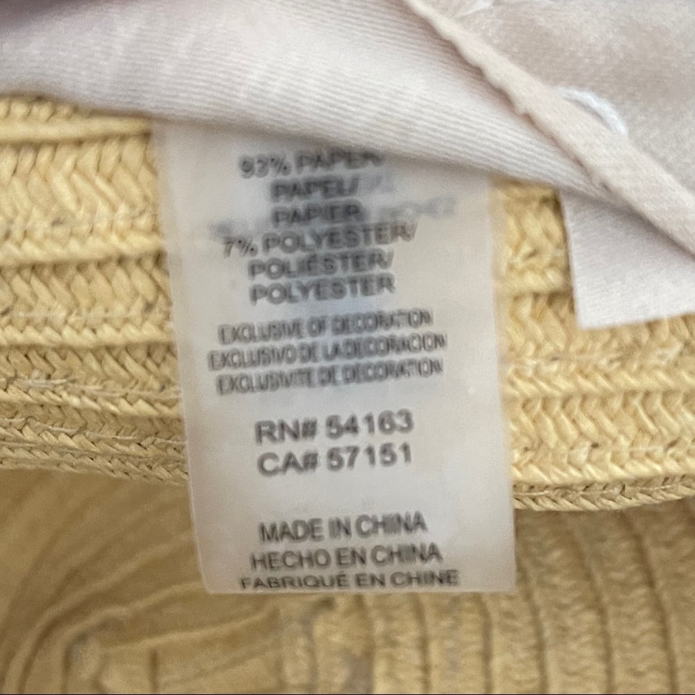 Calvin Klein Collection Adjustable Floppy Sun Outdoor Beach Hat Sun Visor - Picture 6 of 8
